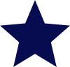Dark blue star on black background.